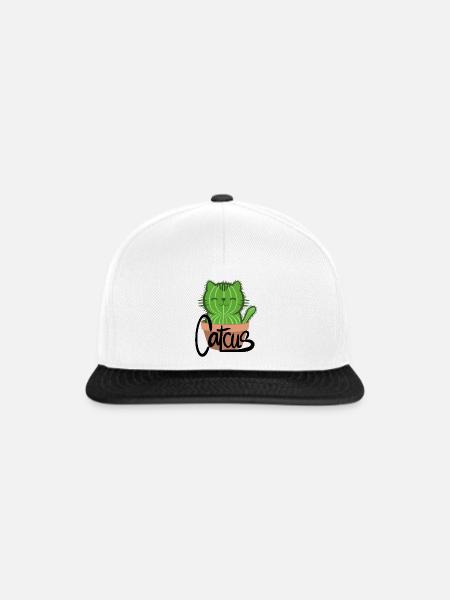 Catcus - Snapback Cap - Weiß/Schwarz
