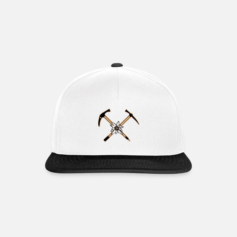 Kraxler - Snapback Cap - Weiß/Schwarz