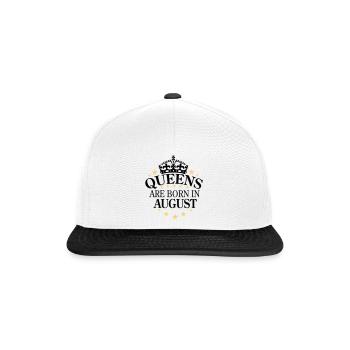 Queens August - Snapback Cap - Weiß/Schwarz - Vorne