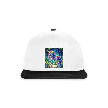 Fantasy Unicorn Horse Fans Unicorn Lovers - Snapback Cap - white/black - Front