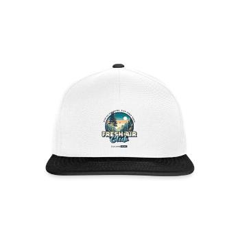 Fresh Air Club - Snapback Cap - Weiß/Schwarz - Vorne