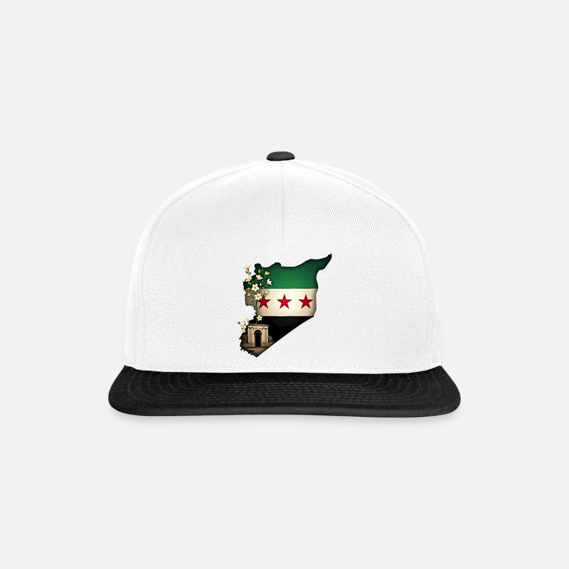 free Syria - Snapback Cap - white/black