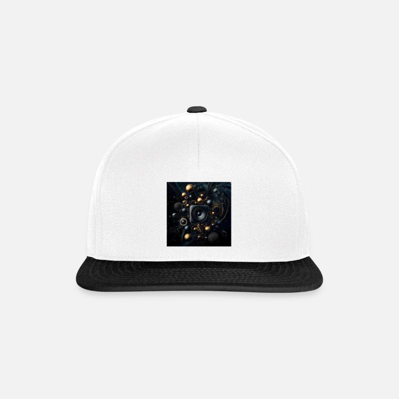 Cosmic Speaker - Casquette snapback - blanc/noir