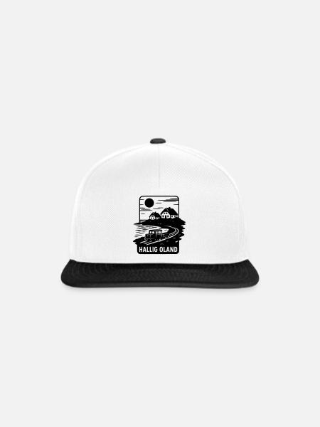 Oland Hallig - Snapback Cap - Weiß/Schwarz