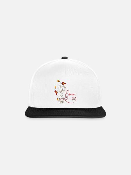 Oma 2027 - Snapback Cap - Weiß/Schwarz