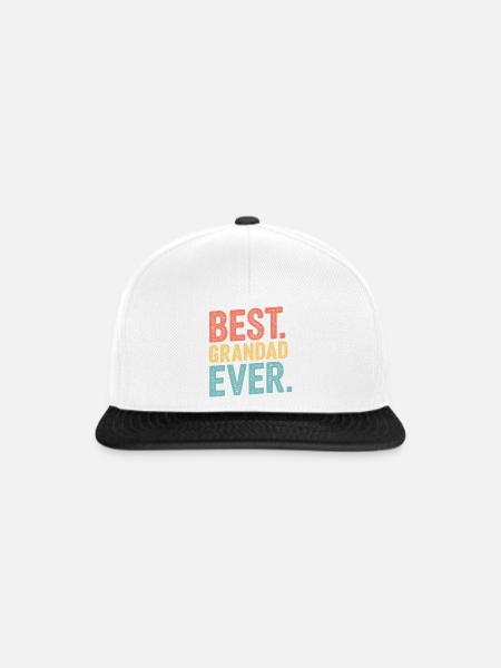 Bester Opa aller Zeiten - Snapback Cap - Weiß/Schwarz
