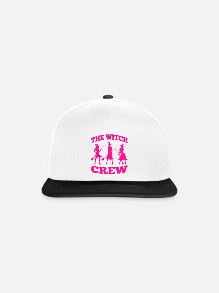 The Witch Crew - Snapback Cap - Weiß/Schwarz