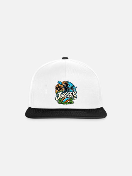 Jugger – Pompfen, Jugg & Teamaction - Snapback Cap - Weiß/Schwarz