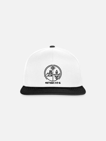Salz und Licht - Snapback Cap - Weiß/Schwarz