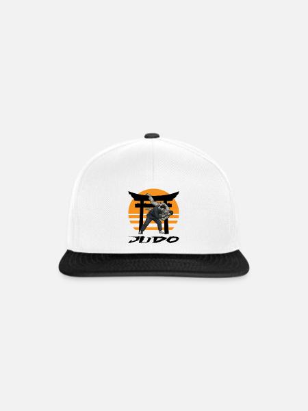 Judo - Snapback Cap - Weiß/Schwarz