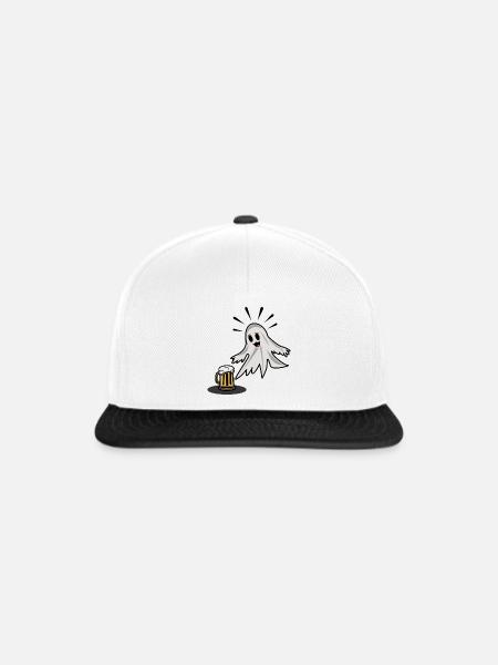 Bier, Du heiliger Geist - Snapback Cap - Weiß/Schwarz