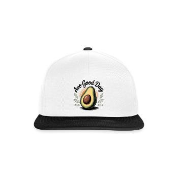 Avo Good Day - Snapback Cap - white/black - Front