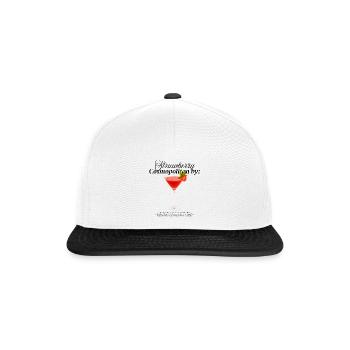 Strawberry Cosmo By XXXX - Snapback Cap - Weiß/Schwarz - Vorne