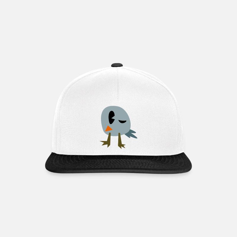 Miros Vogel - Snapback Cap - Weiß/Schwarz