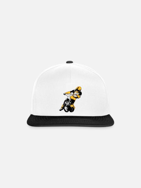 Speedway Racing - Snapback Cap - Weiß/Schwarz