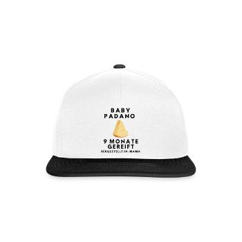Baby Padano - Snapback Cap - Weiß/Schwarz - Vorne