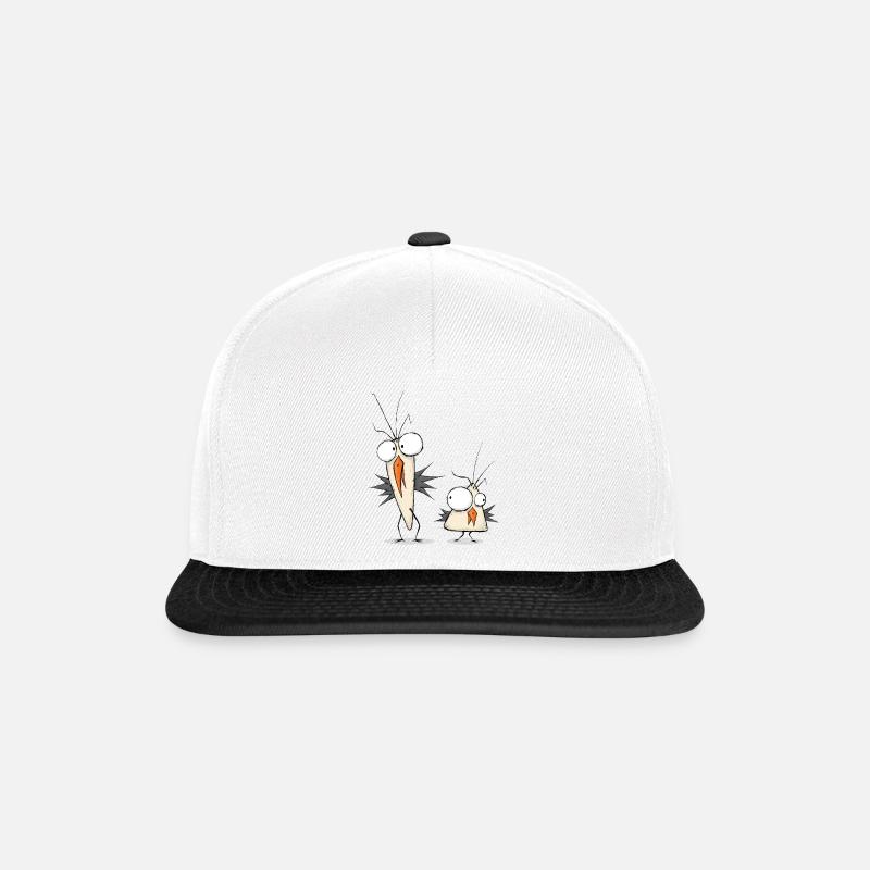 Freaky Birds - Snapback Cap - white/black