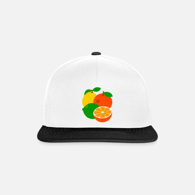 Fruit - Casquette snapback - blanc/noir