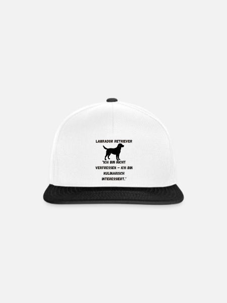 Labbi-1- - Snapback Cap - Weiß/Schwarz