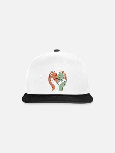 Liebevolle Altenpflege - Snapback Cap - Weiß/Schwarz
