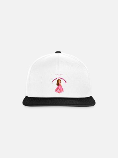 Kleine rosa Prinzessin - Snapback Cap - Weiß/Schwarz