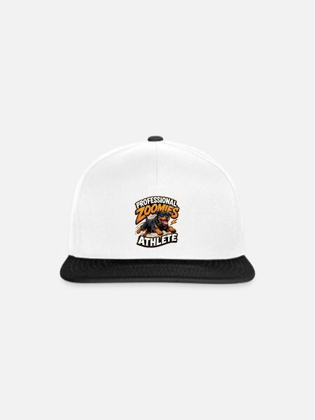 Rottweiler - Snapback Cap - Weiß/Schwarz