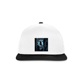 Mug vectoriel - Casquette snapback - blanc/noir - Devant