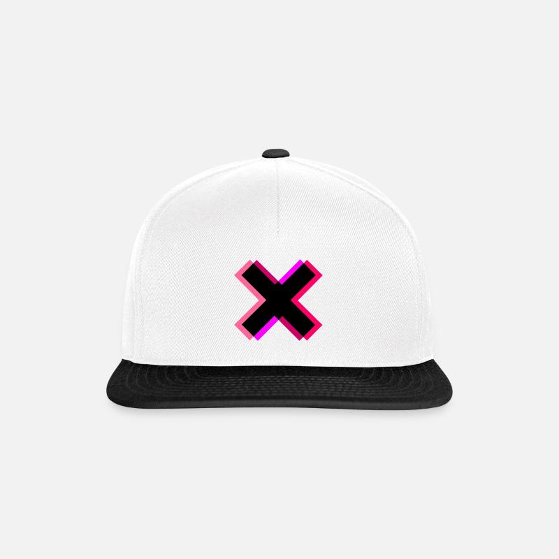 Pop Culture - Snapback Cap - white/black