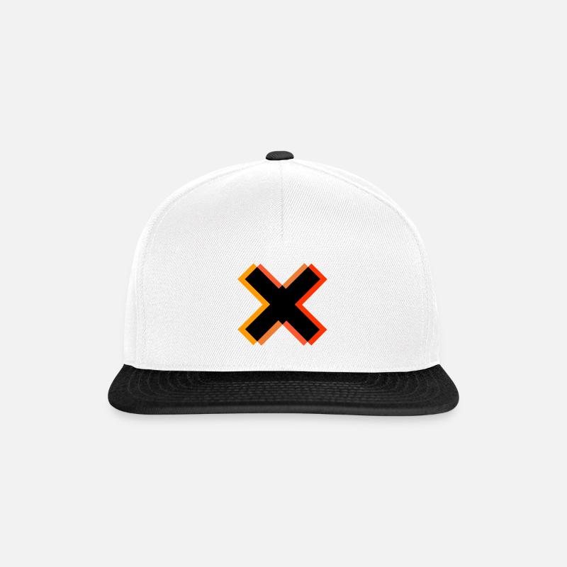 Feel the Color - Snapback Cap - white/black