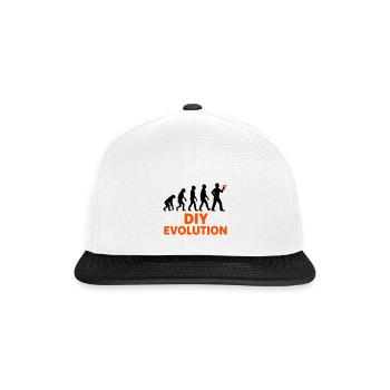 DIY Evolution Crafts - Casquette snapback - blanc/noir - Devant