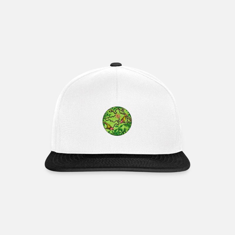 Rainforest tropics environmental protection nature climate change - Snapback Cap - white/black