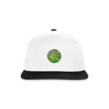 Rainforest tropics environmental protection birds jungle - Snapback Cap - white/black - Front