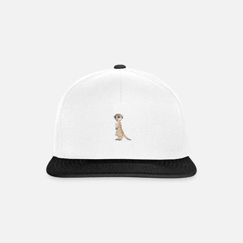 suricates - Casquette snapback - blanc/noir