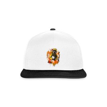 Feuerwehrmann - Snapback Cap - Weiß/Schwarz - Vorne