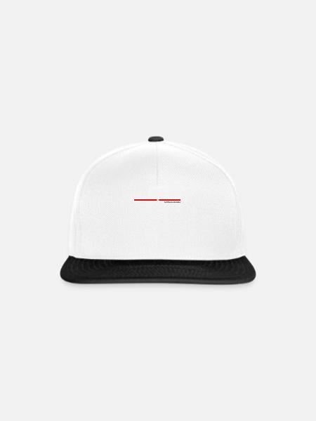 FLAGGE Schweiz Switzerland - Snapback Cap - Weiß/Schwarz
