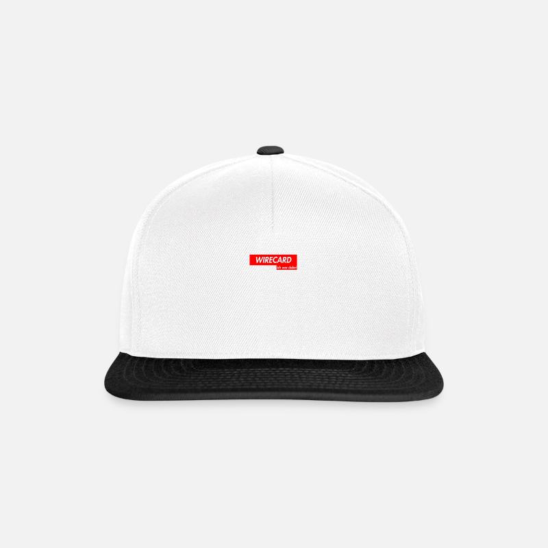 Wirecard - ich war dabei - Snapback Cap - Weiß/Schwarz