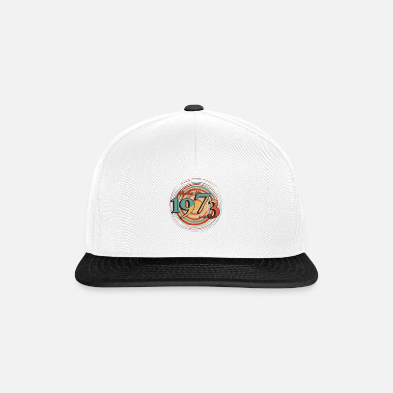 Born 1973 Vintage Gift - Snapback Cap - white/black
