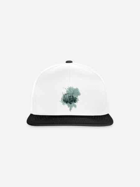 M25 Multicar - Snapback Cap - Weiß/Schwarz
