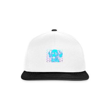 Grand Danois Rétro - Casquette snapback - blanc/noir - Devant