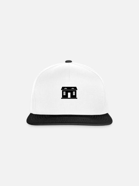 HAUS - Snapback Cap - Weiß/Schwarz