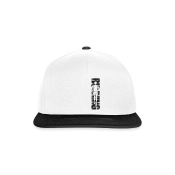 Running Runner Half Marathon - Snapback Cap - white/black - Front