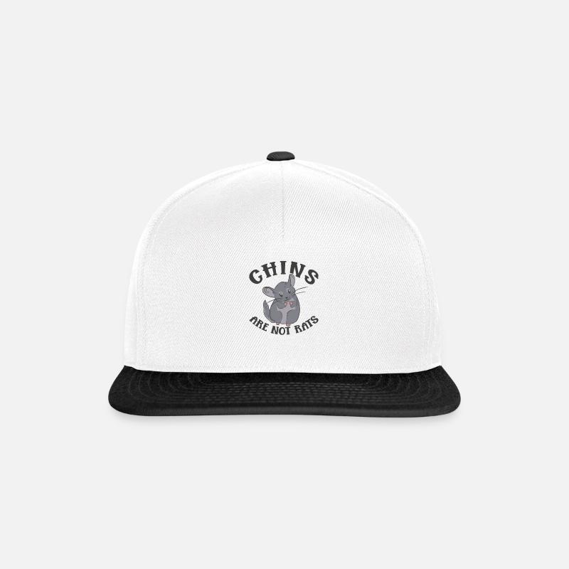 Chinchilla - Snapback Cap - Weiß/Schwarz
