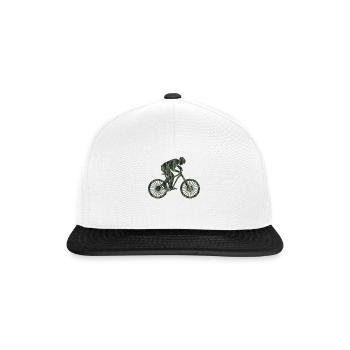 Enduro VTT VTT Équitation - Casquette snapback - blanc/noir - Devant