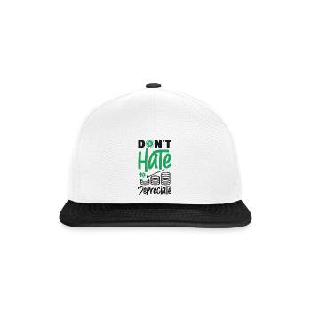 Comptable Comptable Comptable - Casquette snapback - blanc/noir - Devant