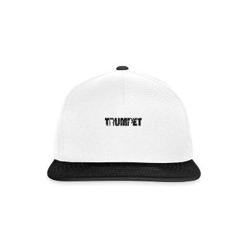 Trumpet Player Trumpet - Snapback Cap - Weiß/Schwarz - Vorne