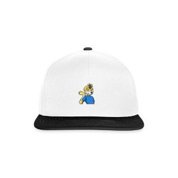 Furry Fandom Fursuits Fox - Casquette snapback - blanc/noir - Devant