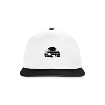 Kiwi Bird Sunset Kiwi Birds New Zealand Kiwi Bird - Snapback Cap - white/black - Front