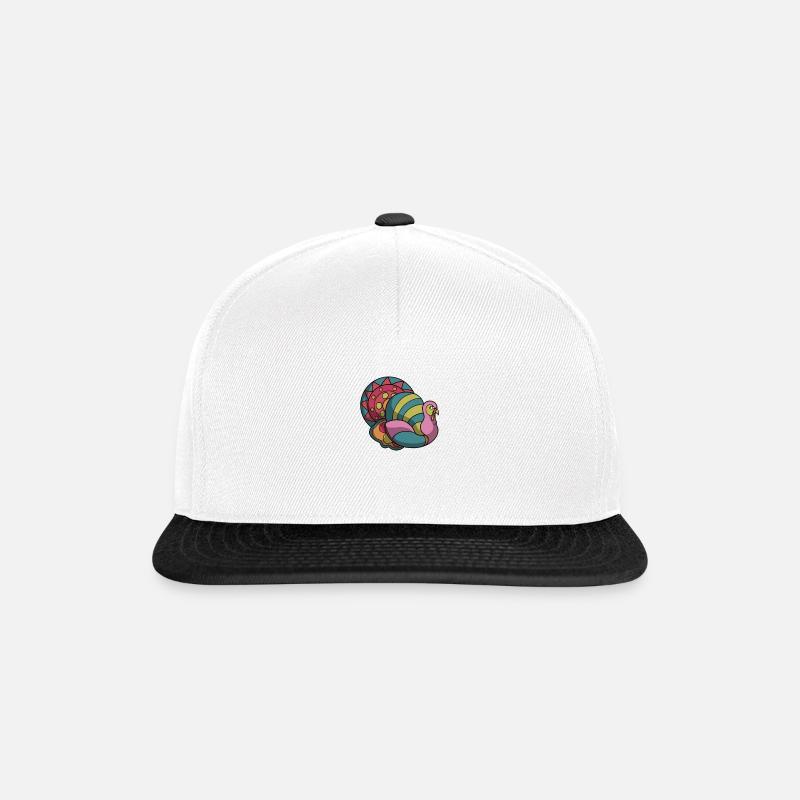 Action de grâce - Casquette snapback - blanc/noir