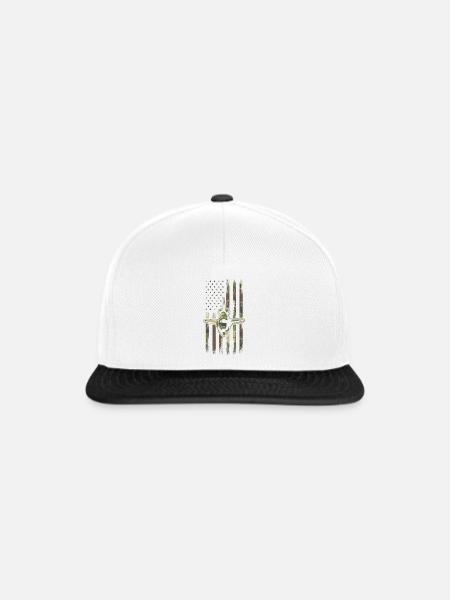 Aerospace Space Flight Space Travel American Flag - Snapback Cap - Weiß/Schwarz