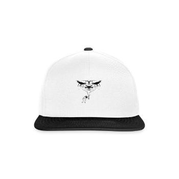 Space Travel Quadcopter Drone Pilot - Funny Drone - Snapback Cap - white/black - Front